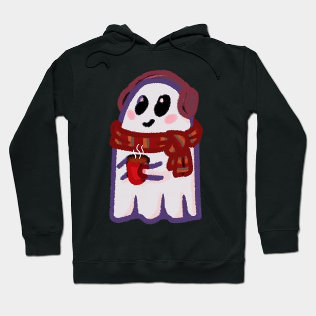 A ghostly cuppa' Hoodie by Bribritenma